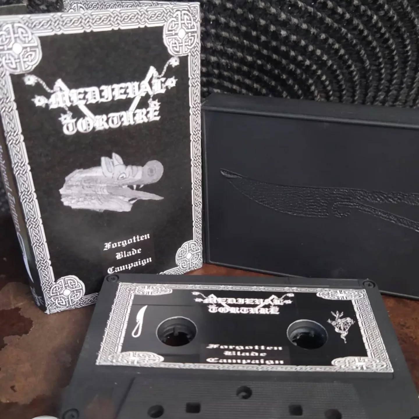 MEDIEVAL TORTURE — Forgotten Blade Campaign cassette edition released by Mystic Arts Productions